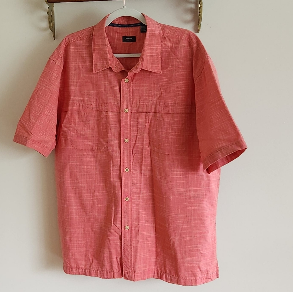 Arrow Button down Short sleeve Shirt